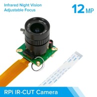 ArduCAM High Quality IR-CUT Camera - moduł z kamerą HQ IMX477 i obiektywem dla Raspberry Pi