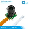 ArduCAM High Quality IR-CUT Camera - module with HQ IMX477 camera and lens for Raspberry Pi