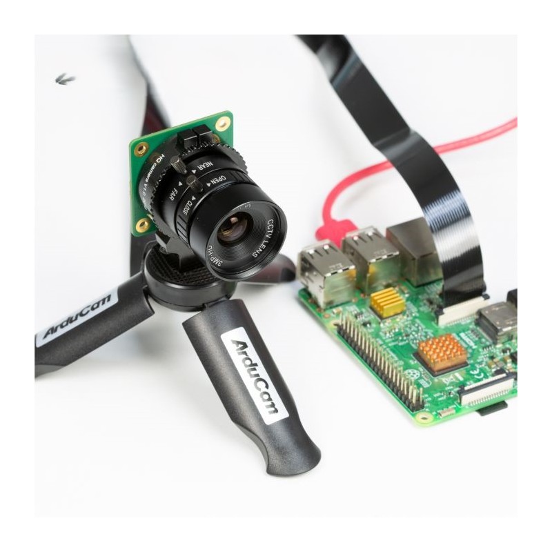 CS1812ZM03 - 12-миллиметровый объектив с креплением CS для камеры Raspberry Pi HQ