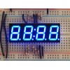 Blue 7-segment clock display - 0.56" digit height
