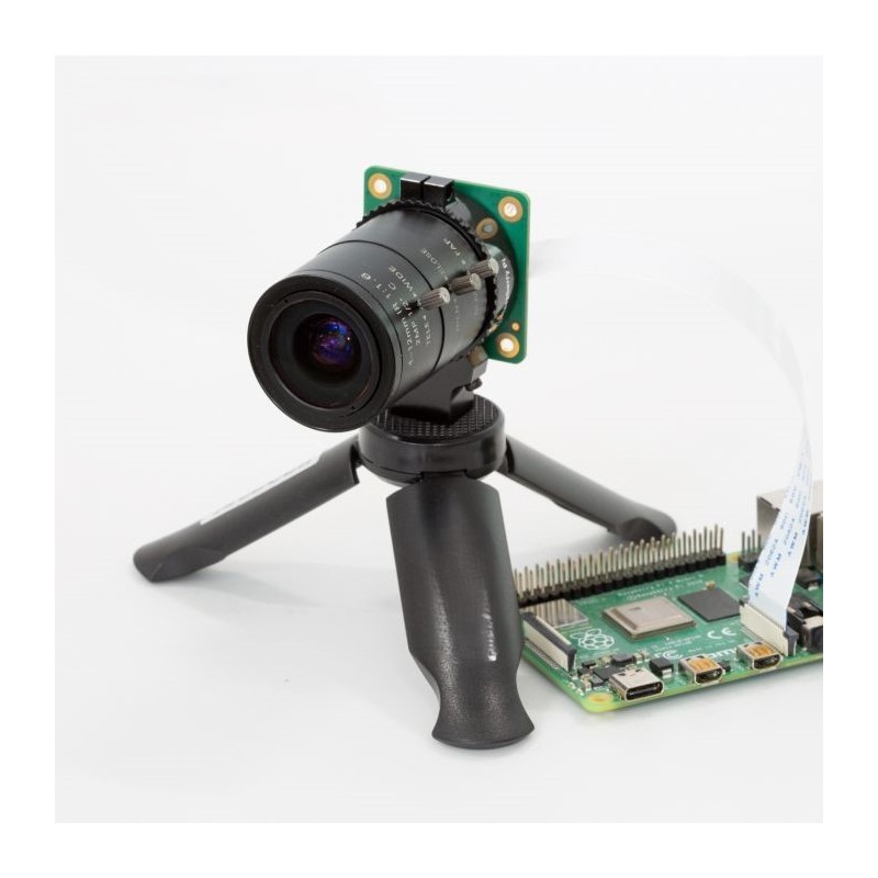 C2004ZM12 — об’єктив C-Mount 4-12 мм із адаптером C-CS для камери Raspberry Pi HQ