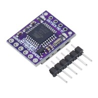 angled view with pin headers