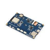 Angled bottom view of the board