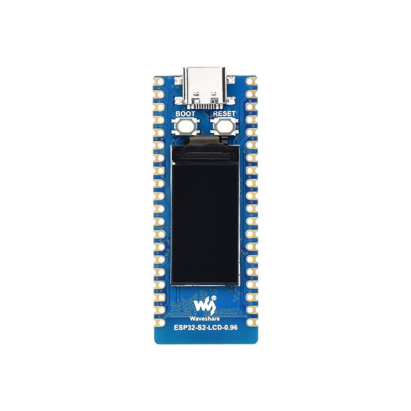 Płytka ESP32-S2-LCD-0.96 z WiFi ESP32-S2 i wyświetlaczem LCD bez złączy - Waveshare 20658