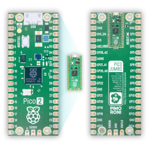 Pico Jumbo Board - a large development board with a Raspberry Pi Pico 2