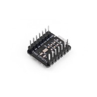 Angled view - rear side of the board