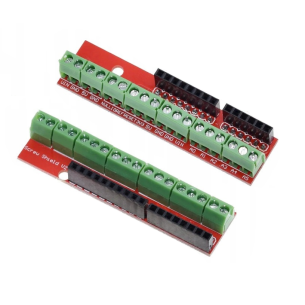 Nakładka ze złączami śrubowymi ARK dla Arduino UNO R3 - wersja czerwona