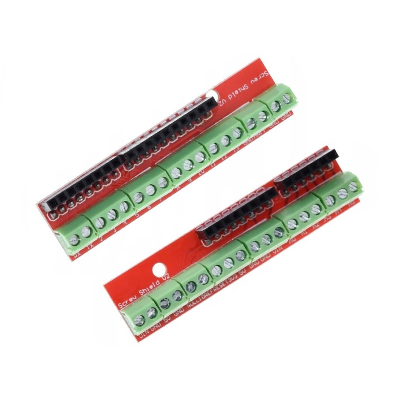 Захисна плівка для гвинтового роз'єму ARK для Arduino UNO R3 - червона версія