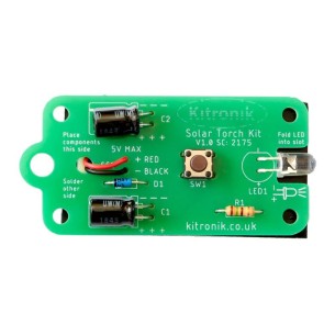 Educational solar torch soldering kit - Kitronik 2175
