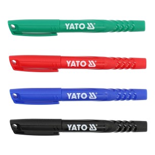 Technical markers 4pcs black-green-blue-red - Yato YT-69304