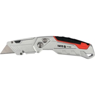 Utility knife with retractable trapezoid blade - Yato YT-75203