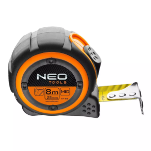Steel Tape Measure 8mx25mm, Magnetic - Neo Tools 67-188
