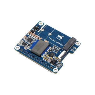 PCIe to M.2 NVMe Adapter with PoE for Raspberry Pi 5 - Waveshare 31536