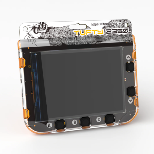 Badgeware Tufty STEM Kit – zestaw edukacyjny z wyświetlaczem LCD TFT 2.8" i Raspberry Pi RP2350 + akcesoria