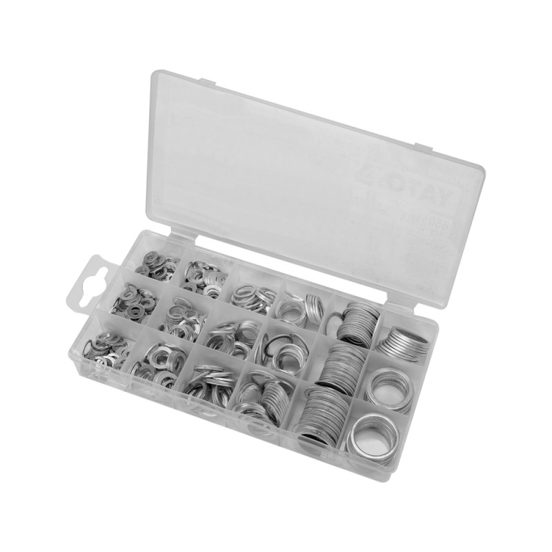 Комплект алюмінієвих ущільнювальних шайб 450 шт. - Yato YT-068652