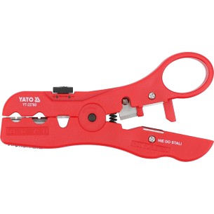 Ściągacz izolacji STP, UTP, RG59, RG6, RG7, RG11 - Yato YT-22760