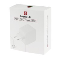 Raspberry Pi 45W USB-C EU Power Supply