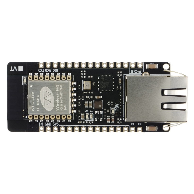 ETH01-EVO — модуль с процессором ESP32-C3, Wi-Fi 2,4 ГГц, Bluetooth 5 и Ethernet.