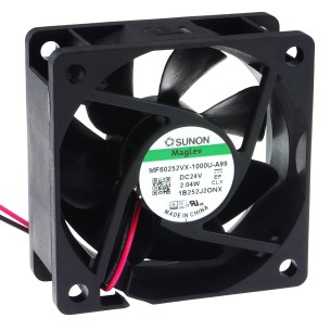 Sunon MF60252VX-1000U-A99 – Axial fan 60 × 60 × 25 mm, 24 V DC