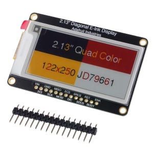 Wyświetlacz e-papierowy 2.13" Quad-Color eInk 250×122 z SRAM - Adafruit 6366