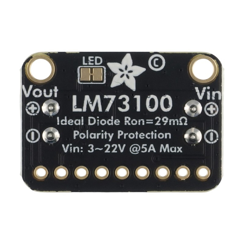 LM73100 23V 5A Max Ideal Diode - ідеальний діодний захисний модуль