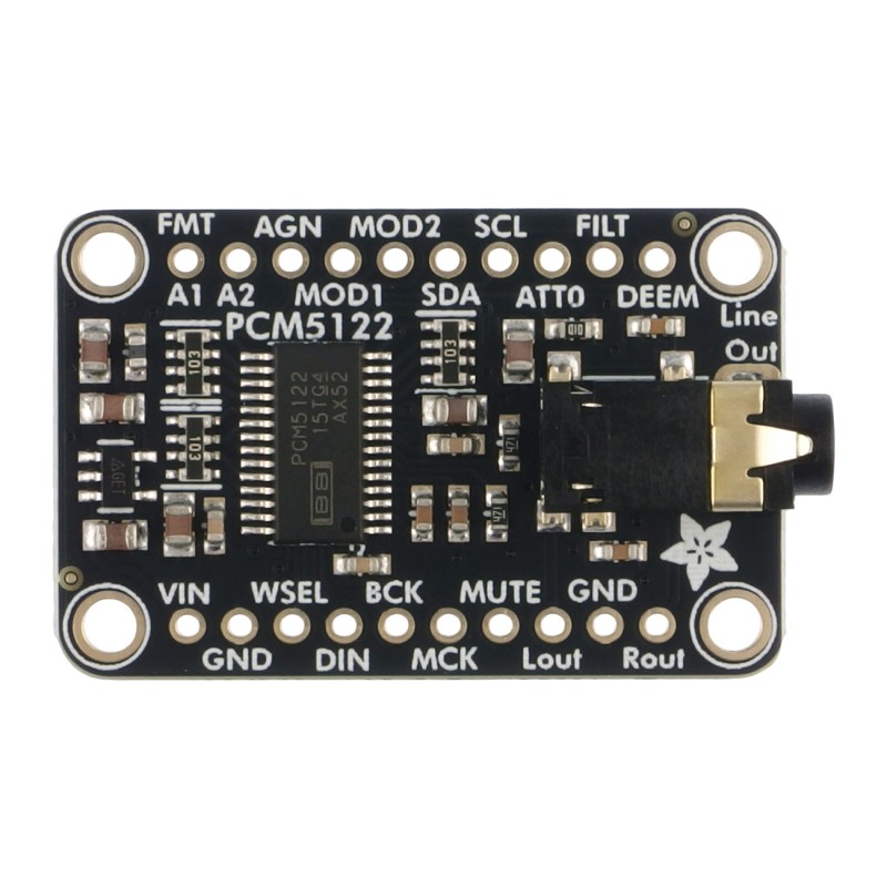 ЦАП I2S PCM5122 з лінійним виходом 3,5 мм - Adafruit 6421