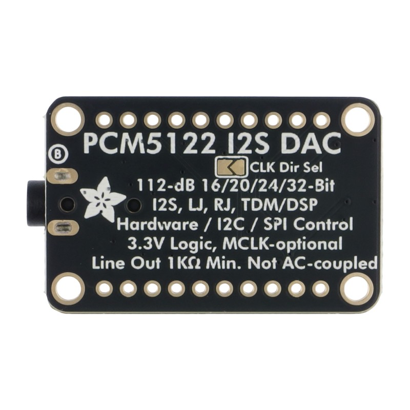 ЦАП I2S PCM5122 з лінійним виходом 3,5 мм - Adafruit 6421