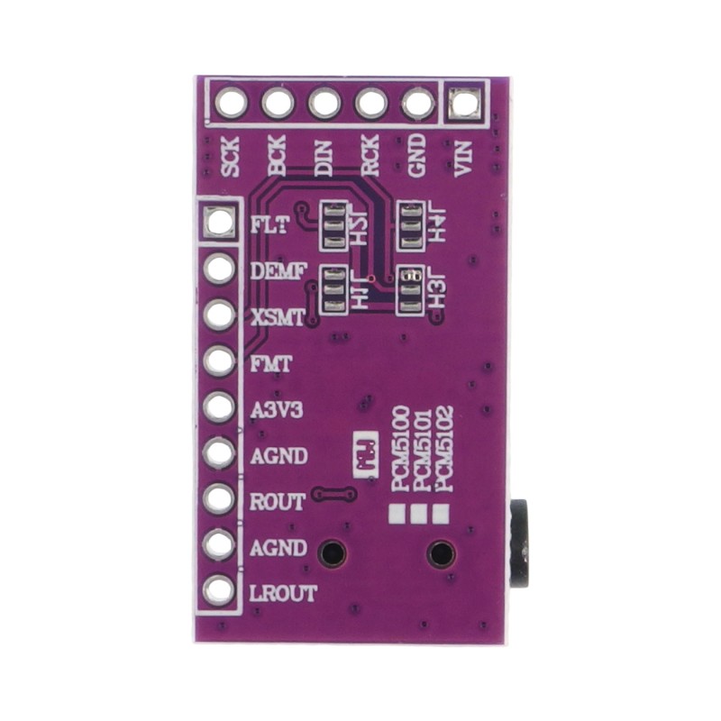 GY-PCM5102-typeB - аудіомодуль I2S ЦАП PCM5102A для Raspberry Pi
