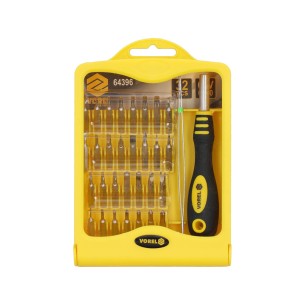 Screwdriver set with bits 32pcs - Vorel 64396