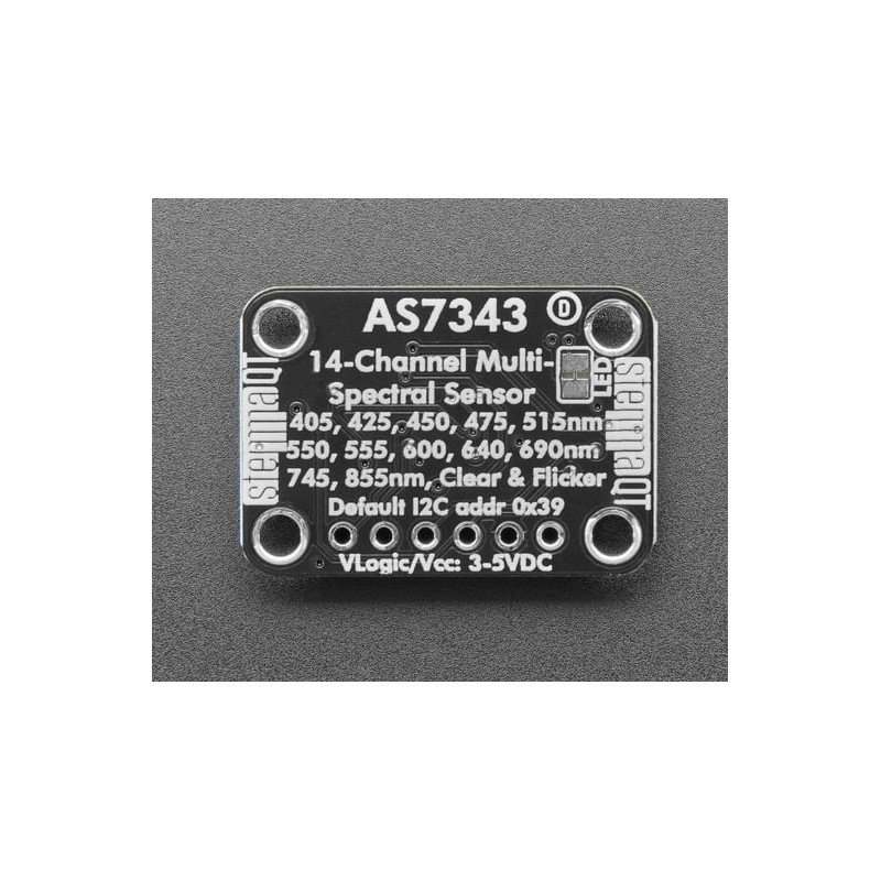 STEMMA QT AS7343 14-канальний датчик світла/кольору - модуль датчика світла/кольору AS7343