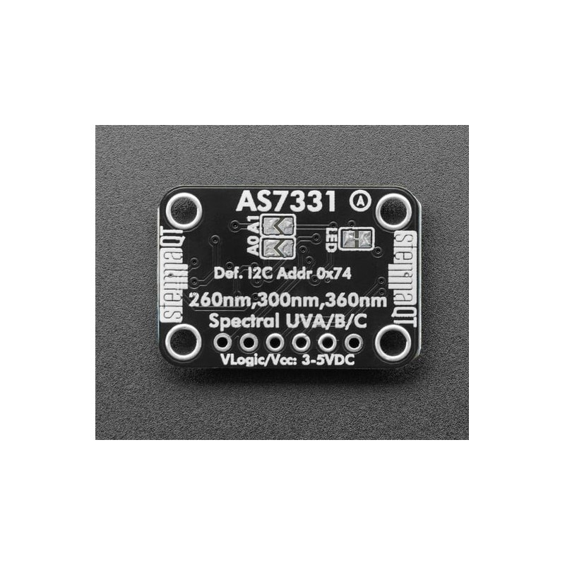 STEMMA QT AS7331 УФ/UVA/UVB/UVC датчик - модуль з УФ-датчиком AS7331