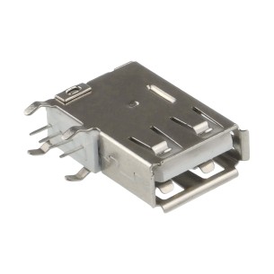 USBS1ARB-V - USB Type-A right-angle THT connector