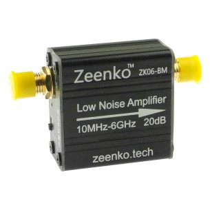 Low-noise RF amplifier 10 MHz – 6 GHz ZK06-BM Zeenko BM Series, battery powered