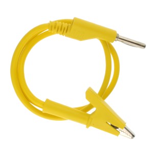 Precision Alligator Test Lead - Yellow