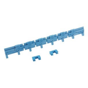 8-way Jumper Link for Relay Sockets (Blue) - Finder 095.08