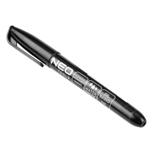 Permanent oil-based marker black - Neo Tools 13-855