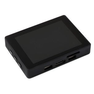 Development board with RP2350 with 2.41" AMOLED touch display 450x600 px QSPI (with protective case) - Waveshare 31822