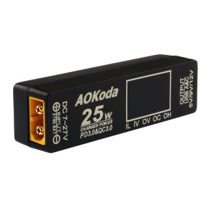 AOKoda QC3.0 USB Charger - ładowarka USB z wejściem XT60