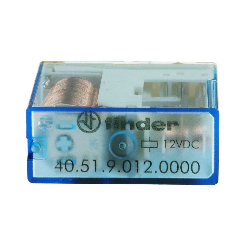 12VDC 10A SPDT реле - Finder 40.51.9.012.0000