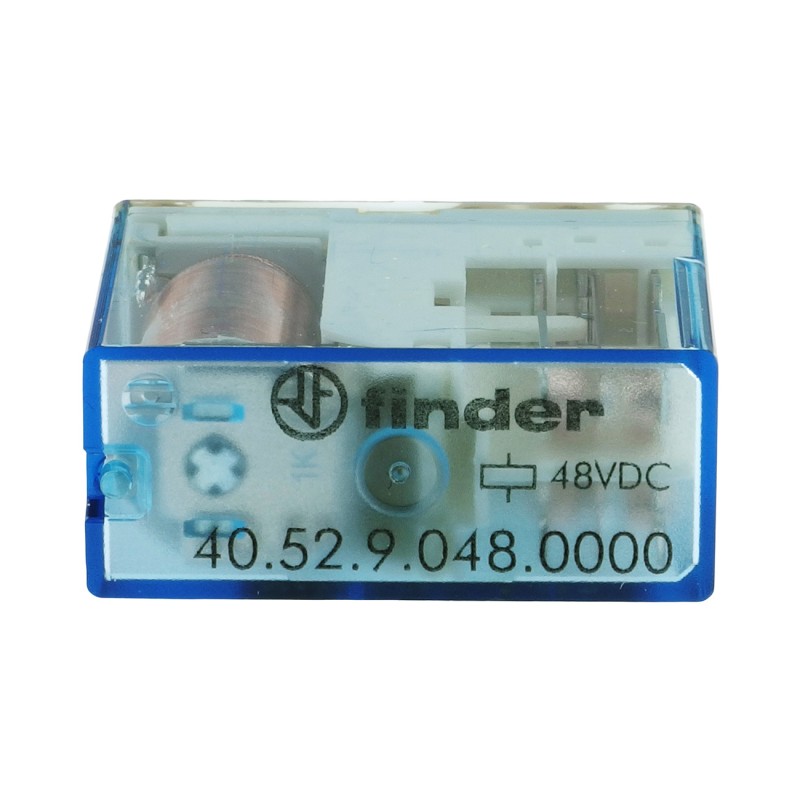 Реле 48VDC 8A DPDT - Finder 40.52.9.048.0000