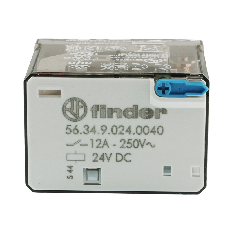 Реле 24VDC 12A 4P - Finder 56.34.9.024.0040