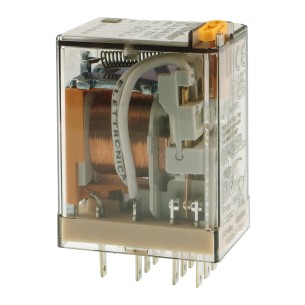 Industrial Relay 4P 7A 48V AC, test button - Finder 55.34.8.048.0040