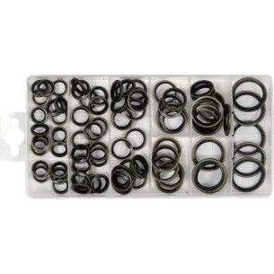 Metal-rubber sealing washer set 90 pcs - Yato YT-068581