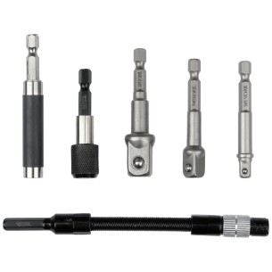 Zestaw adapterów HEX 1/4" 6 szt. - Yato YT-04640