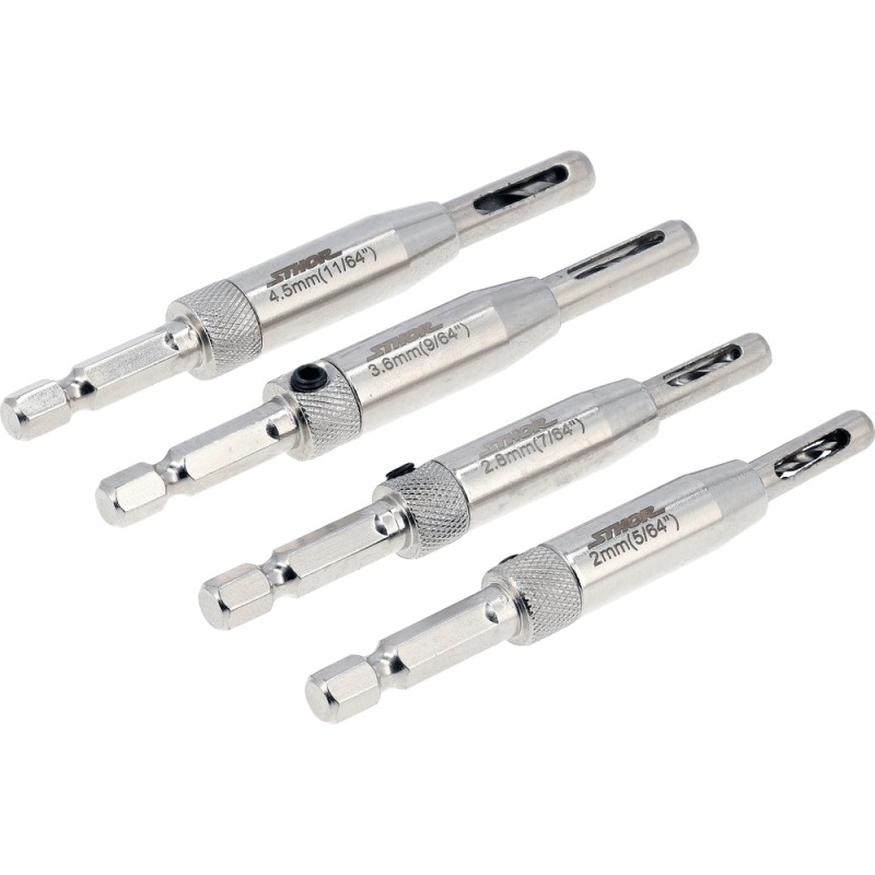 Набір із 4 самоцентруючих свердел - Sthor 22750