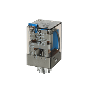 Finder 60.12.9.024.0040 - przekaźnik elektromagnetyczny 24V 10A 2xCO do gniazda