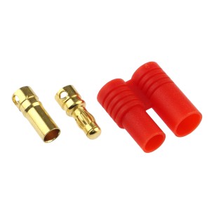 HXT3.5mm - złącze bananowe (gniazdo) 2-pinowe z osłoną