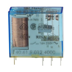 Przekaźnik elektromagnetyczny SPDT, 12VDC, 16A/250VAC, Finder 40.61.9.012.4000