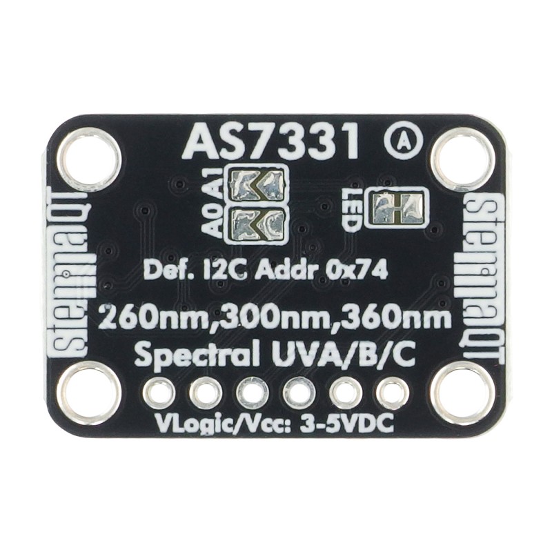 Модуль датчика УФ-излучения STEMMA QT AS7331 UV/UVA/UVB/UVC с датчиком AS7331.