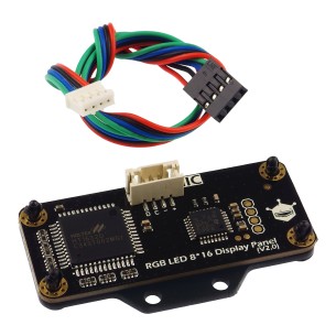 Gravity: I2C 8x16 RGB LED Matrix Panel - 8x16 RGB LED matrix